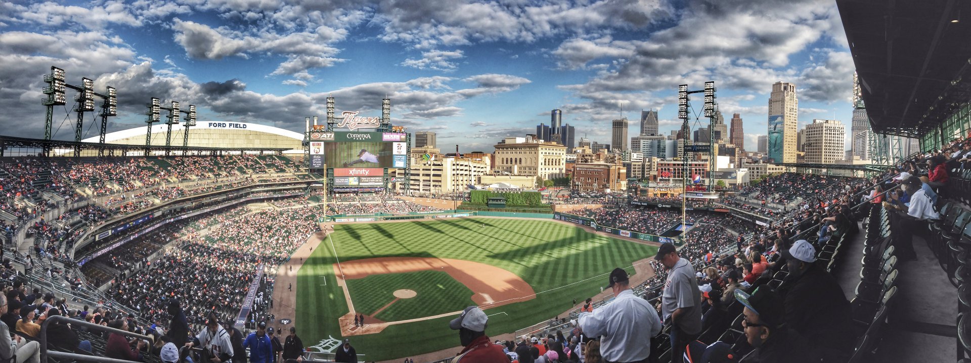 Comerica Park, home of MLB's Detroit Tigers