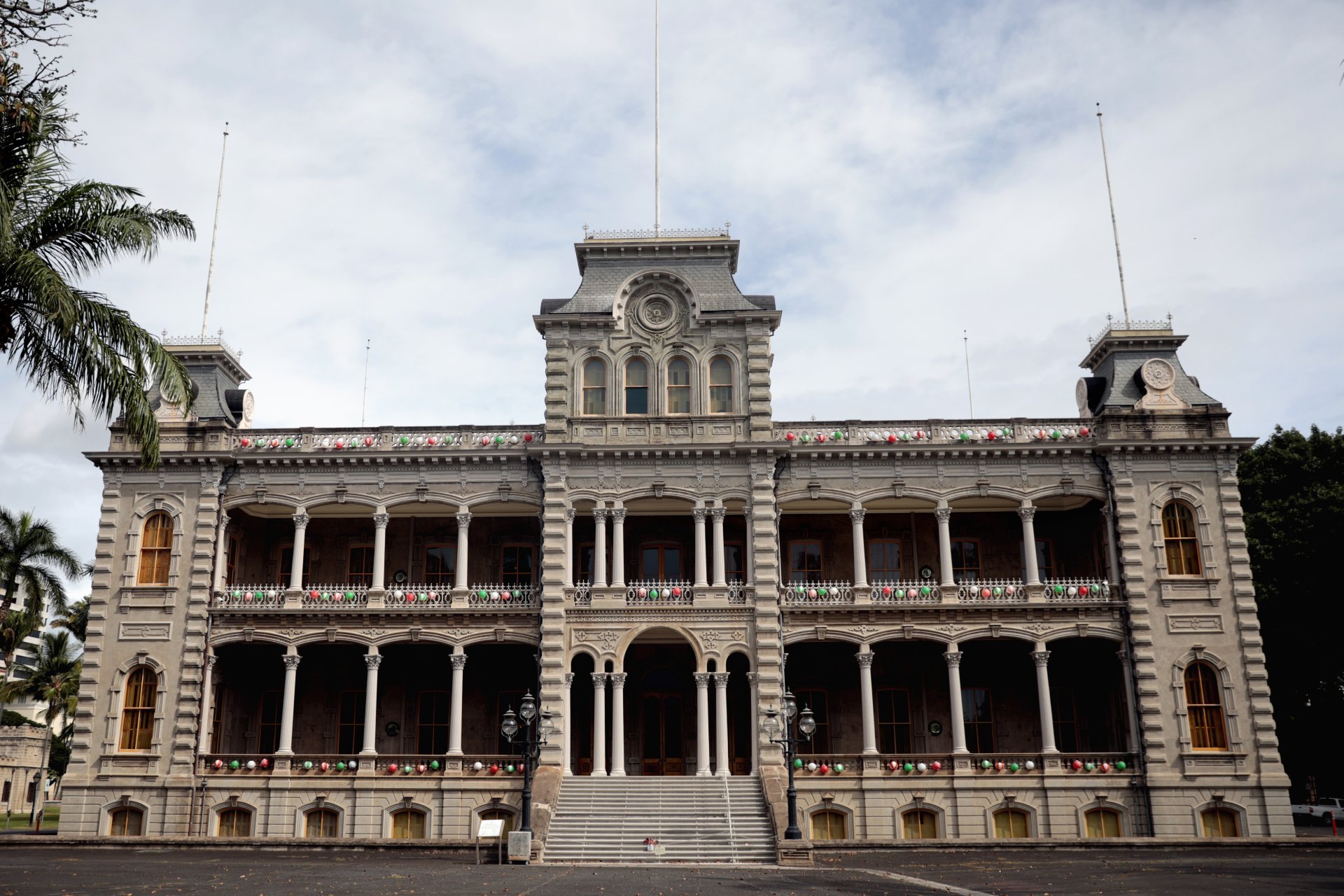 Iolani Palace in Honolulu, Hawaii