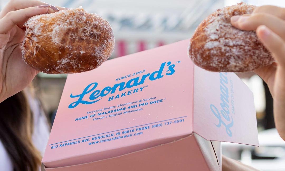 Malasadas from Leonard's Bakery in Honolulu, Hawaii