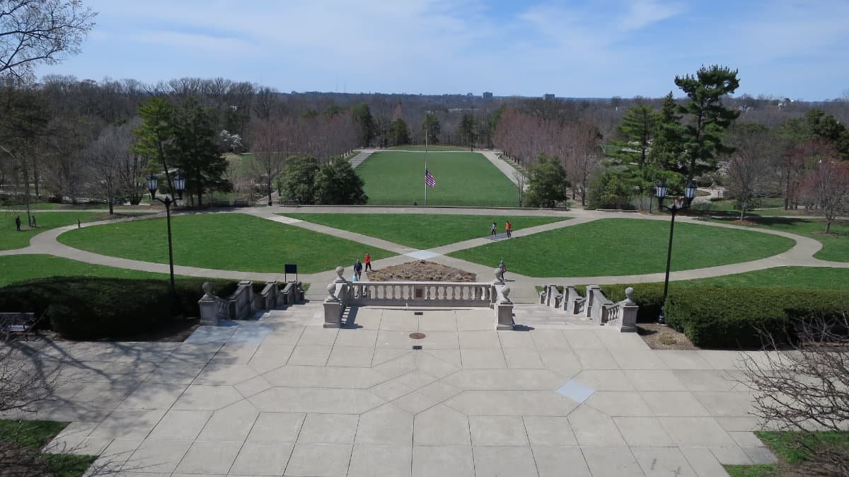 View from the top of Ault Park, Cincinnati