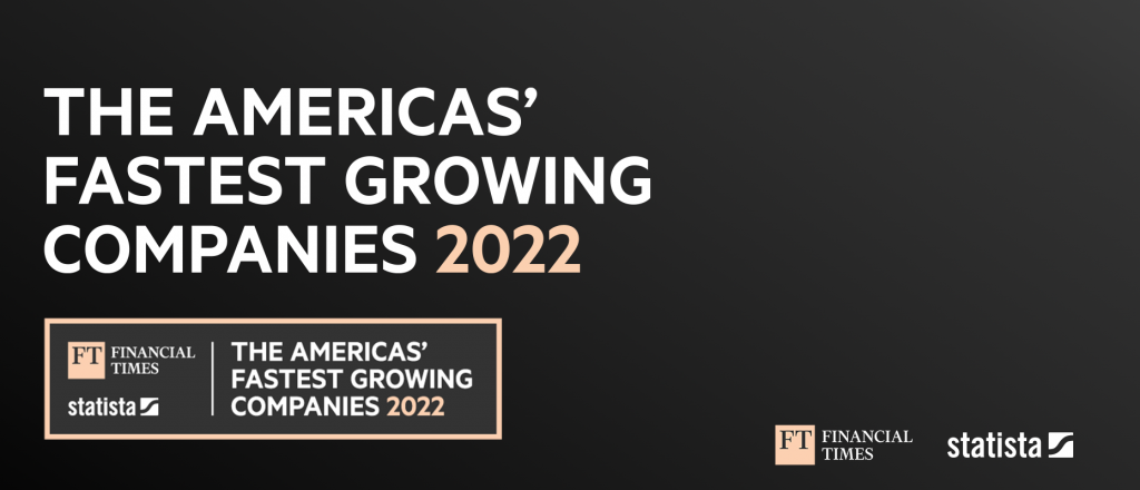 Prolink Ranked on The Financial Times’ List of America’s Fastest Growing Companies